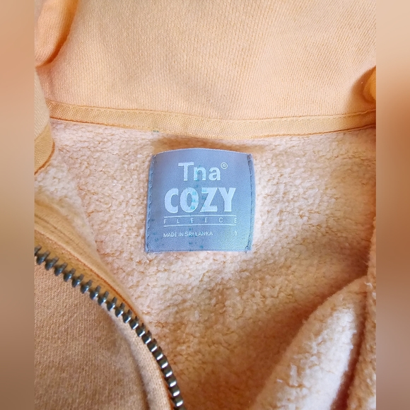 Aritzia TNA Cozy Fleece Mega ¼ Zip Sweatshirt. Size 1 - Picture 6 of 9